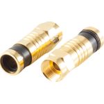 shiverpeaks ®-BASIC-S--F-Kompressionsstecker für Kabel vergoldet 7,2mm (BS85030-AG)