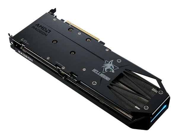 PowerColor Hellhound Radeon RX 9060 XT 16 GB OC Grafikkarte Schwarz