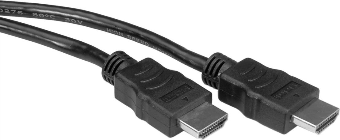 STANDARD HDMI High Speed Kabel mit Ethernet, schwarz, 3 m (S3673)