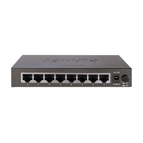 PLANET FSD-803 Fast Ethernet Switch 8 Ports Blau