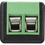 Wentronic 76741 2-polig RCA Schwarz - Grün Kabelschnittstellen-/adapter (76741)