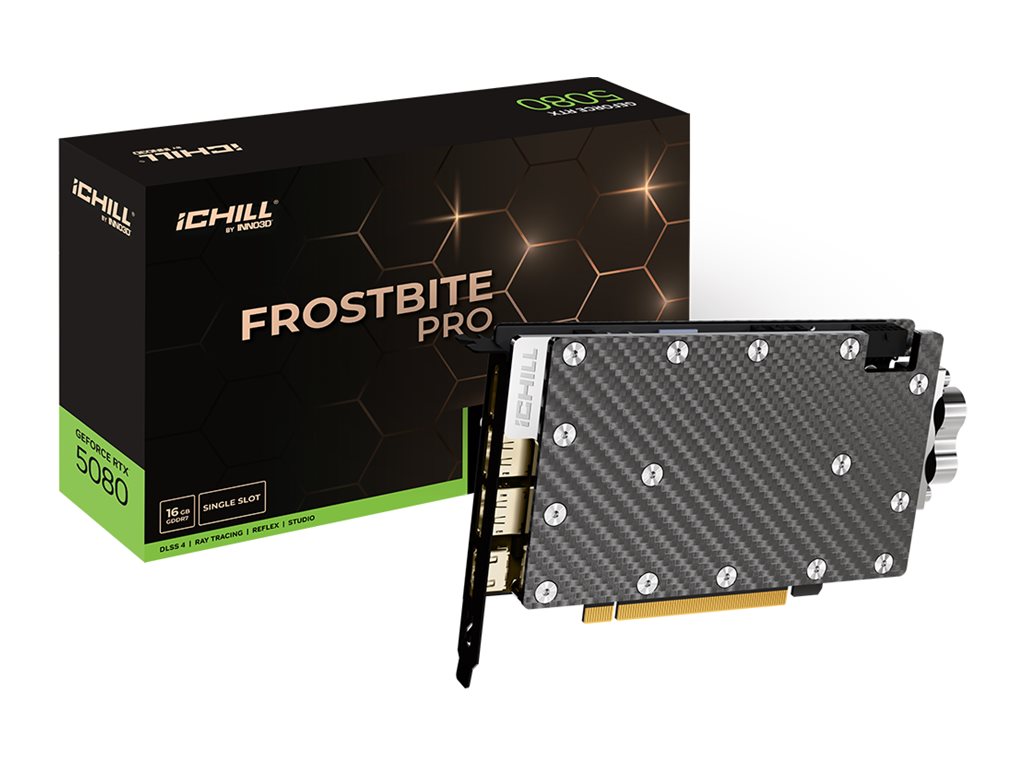 Inno3D iChill Frostbite Pro GeForce RTX 5080 16 GB GDDR7 Schwarz