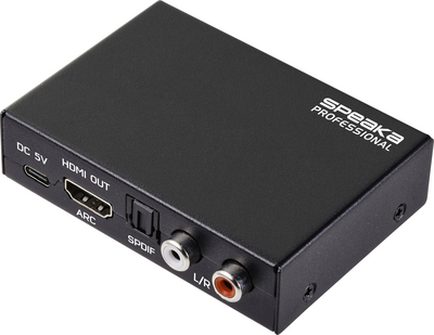 SpeaKa Professional Audio Extraktor SP-HDA-190 [HDMI - HDMI] 3840 x 2160 Pixel (SP-13745860)