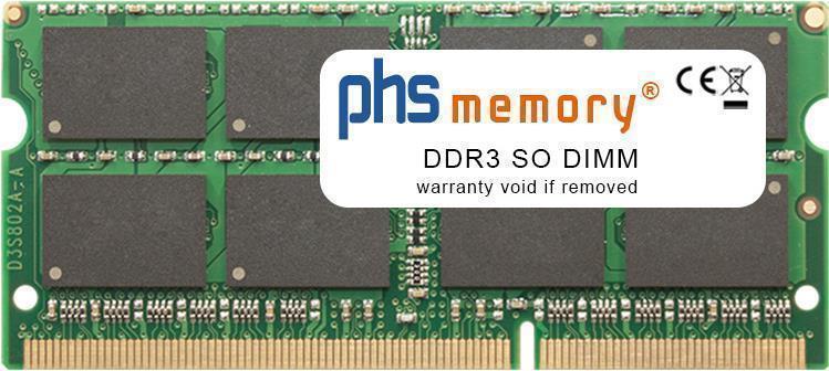 PHS-memory 8GB RAM Speicher passend für Elotouch TouchComputer 15E3 DDR3 SO DIMM 1600MHz PC3L-12800S (SP397445)