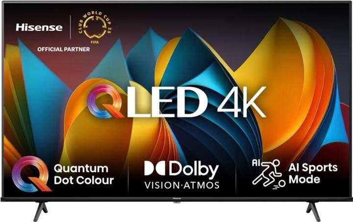 Hisense E7N Series 55E77NQ 55" 4K QLED Smart TV Schwarz