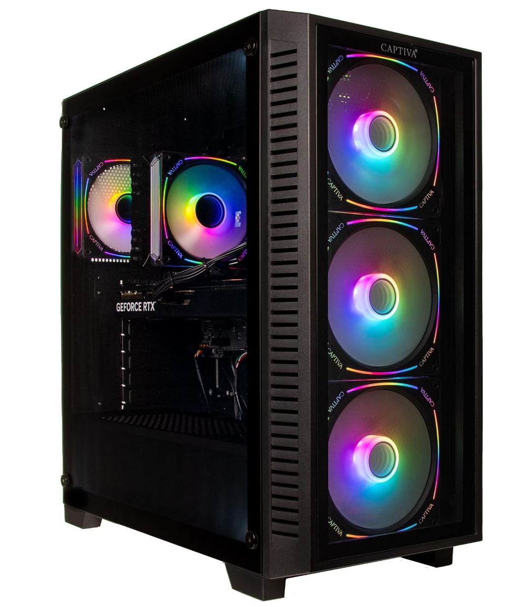 Captiva Entry Gaming PC R99-432 Ryzen 7 9850X3D RTX 5060 Ti 16GB GDDR7 32GB SSD 1TB
