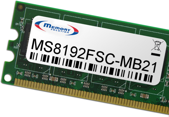 Memory Solution MS8192FSC-MB21 Speichermodul 8 GB (MS8192FSC-MB21)