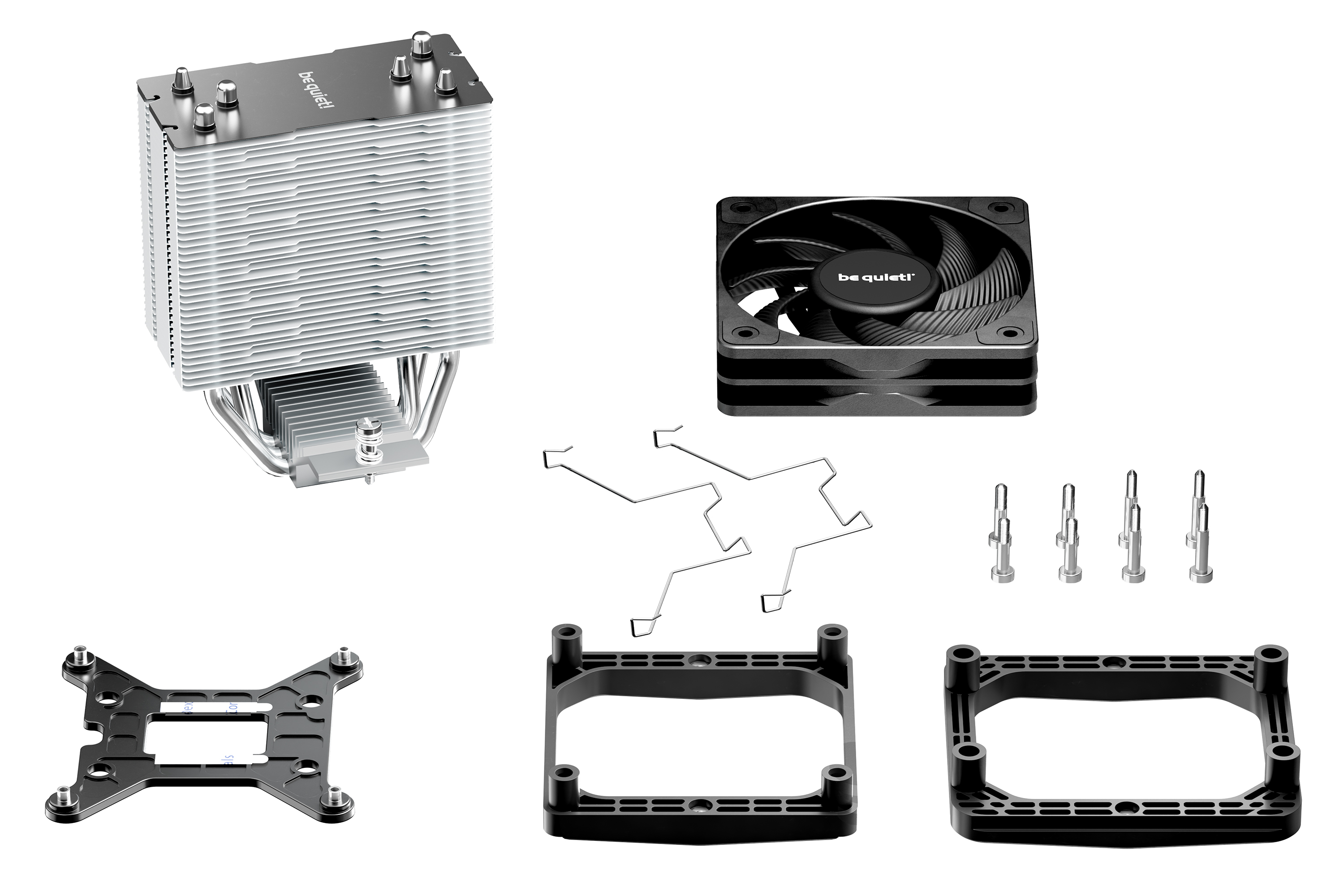 be quiet! Pure Rock Slim 3 Prozessor-Luftkühler Silber, Schwarz