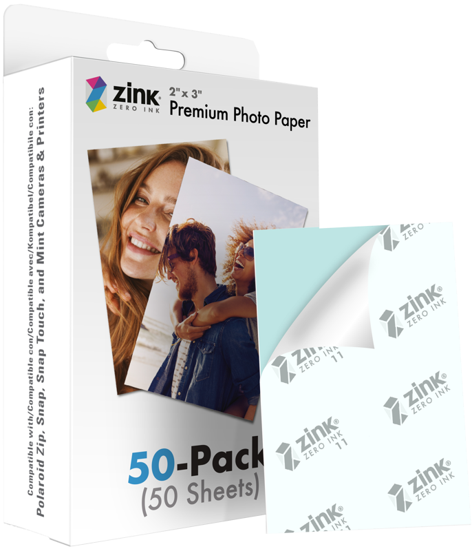 Polaroid Zink Premium Fotopapier 2x3" (50) (ZINKPZ2X350)