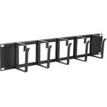 Lanview 2U 48,30cm (19") CABLE ORGANIZER PANEL (RAO115BL)