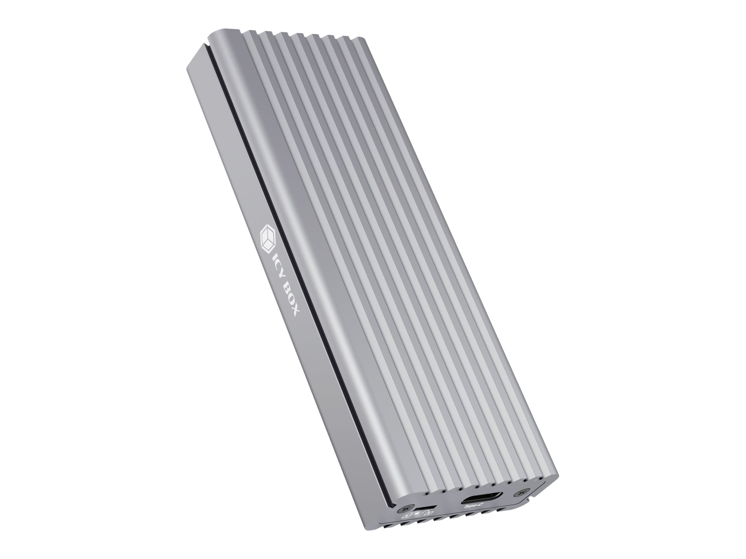 ICY BOX IB-1817Ma-C31 M.2 NVMe SSD-Gehäuse Aluminium USB 3.1 Gen 2 Type-C Silber