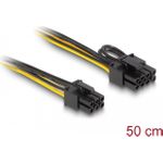 Delock Stromkabel 6-poliges PCIe Power (M) zu 8-poliger PCIe Power (M) (83004)