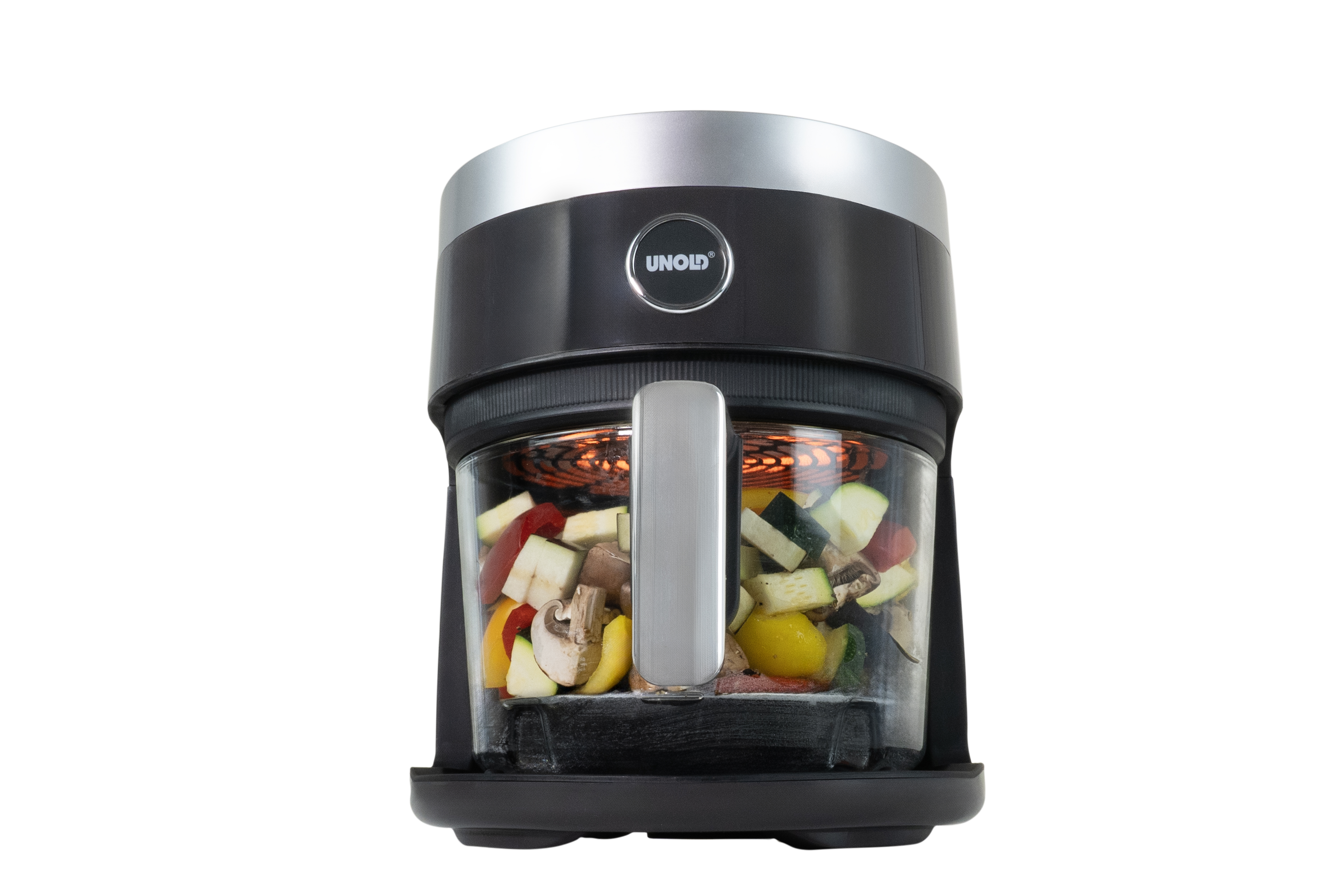 UNOLD Heißluftfritteuse GLAS 58695 3,5 l 1200 W Schwarz