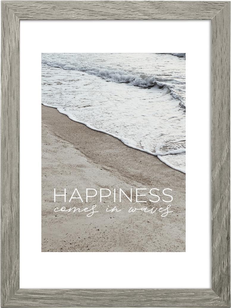 Hama Waves - Glas - MDF-Platten - Grau - Einzelbilderrahmen - Wand - 20 x 28 cm - Rechteckig (00193088)