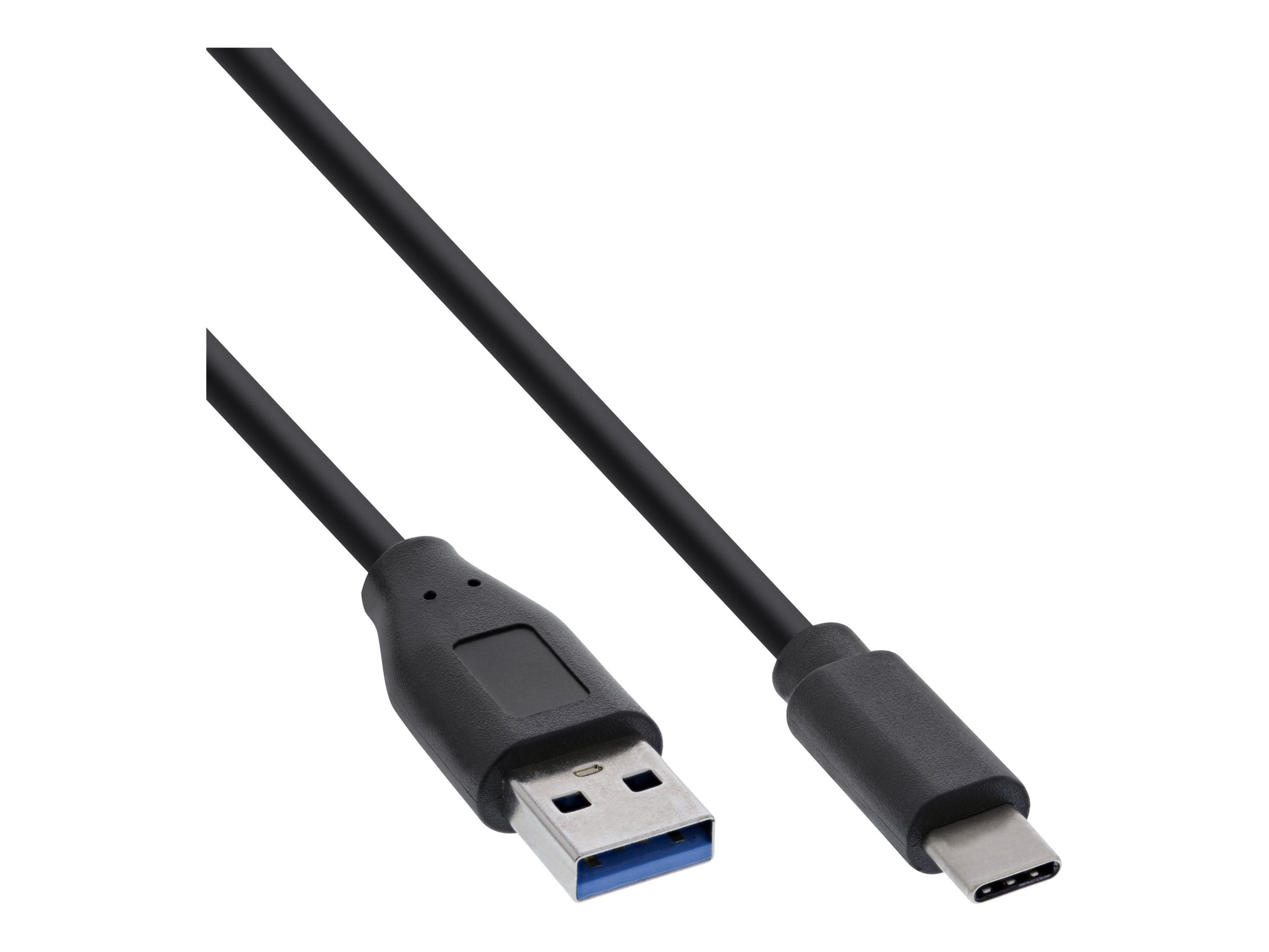 InLine USB 3.2 Gen.2 Kabel USB-C Stecker auf USB-A Stecker 50 cm Schwarz