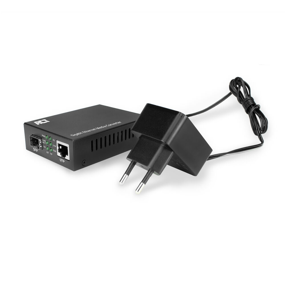 ACT AC4451 Medienkonverter 1000 Mbit/s SFP Schwarz