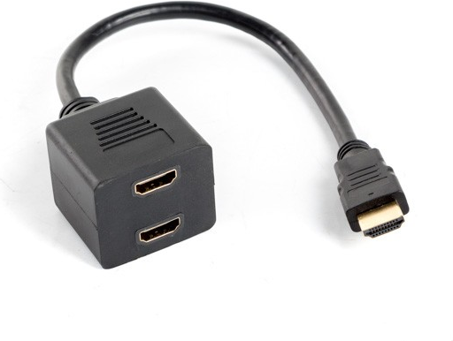 Lanberg AD-0019-BK Videosplitter HDMI 2x HDMI (AD-0019-BK)