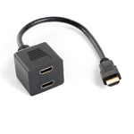 Lanberg AD-0019-BK Videosplitter HDMI 2x HDMI (AD-0019-BK)