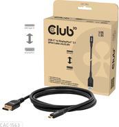 Club 3D Kabel USB Typ C<-> DP 2.1 8K120Hz St/St (CAC-1563)