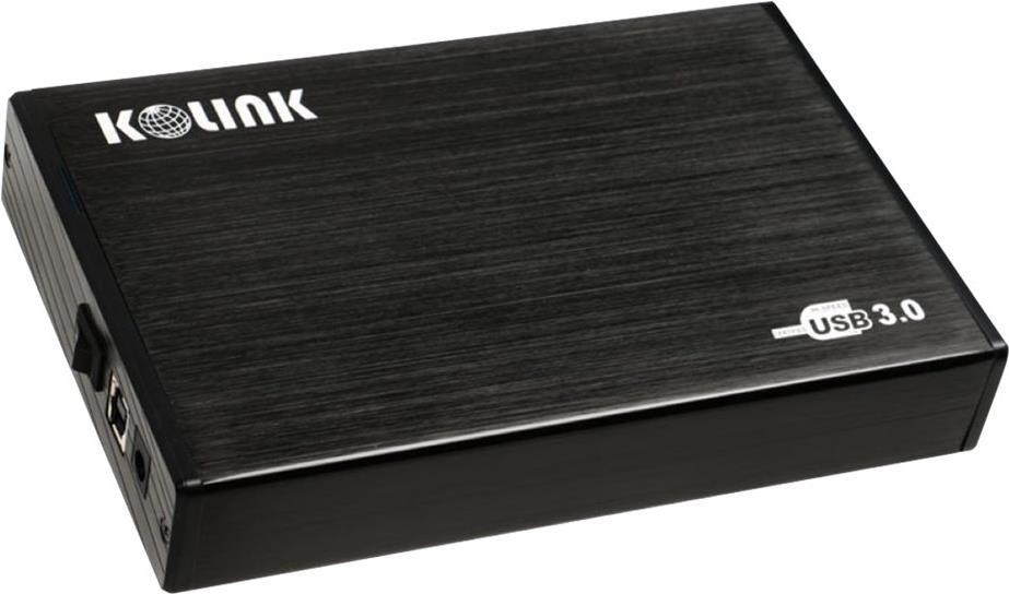 COOLINK Kolink 3.5\"  USB 3.0 externes Gehäuse - schwarz (HDSU3U3)