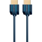 Ultraslim High Speed HDMI+ Kabel mit Ethernet - 1,0 m schlankes Hochgeschwindigkeitskabel für HD/3D-TV