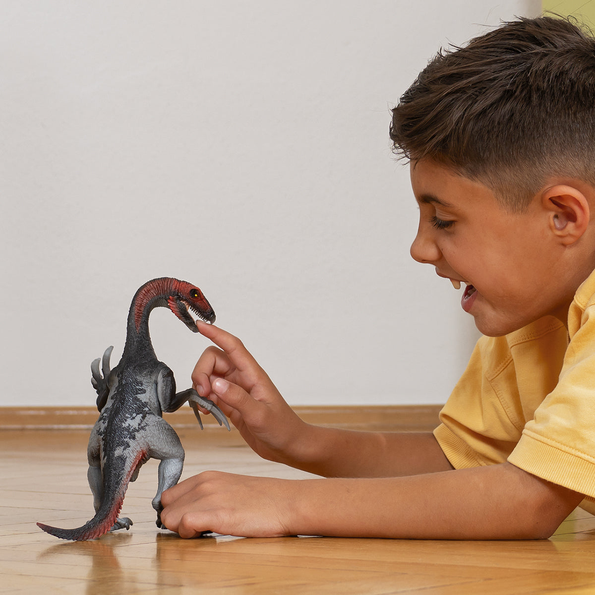 Schleich Dinosaurs Therizinosaurus Spielfigur 19,5 cm Grau/Rot