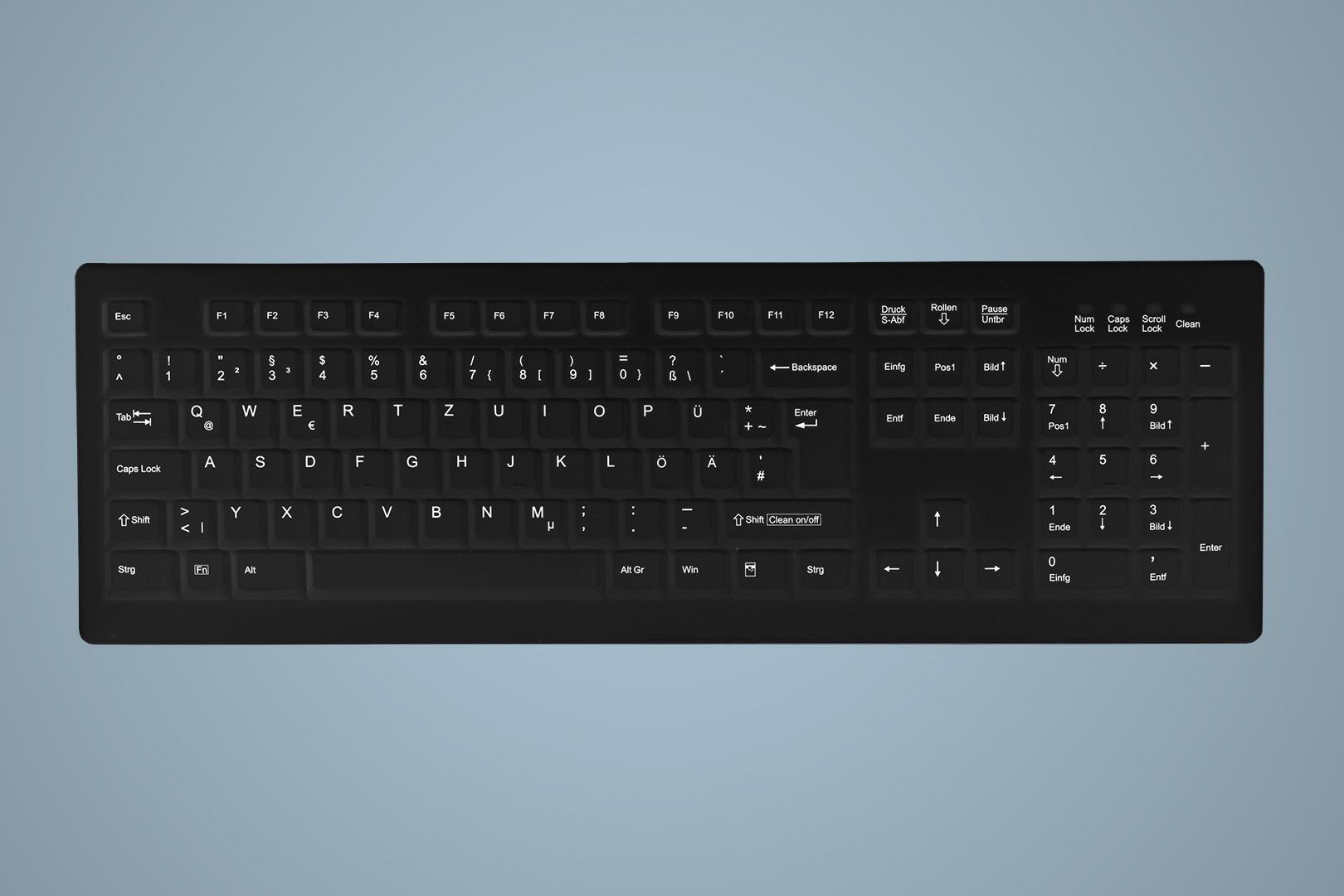 Active Key MedicalKey AK-C8100 kabelgebundene Tastatur USB QWERTZ Schwarz