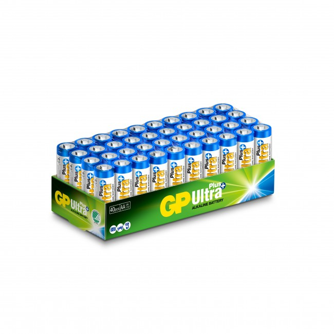GP Batteries Ultra Plus Alkaline 15AUP/LR6 AA Einwegbatterie 40 Stück Mehrfarbig