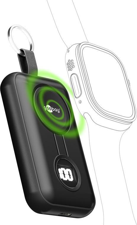 Goobay Wireless Powerbank für Apple Watch 2.500 mAh (76253)