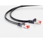 S/CONN maximum connectivity Netzwerkkabel-Patchkabel, cat 6A, S/FTP, PIMF, Halogenfrei, GHMT-ZERTIFIZIERT, schwarz, 50,0m (75750-AS)