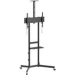 Equip Bodenstandhalter 37"-70"/1TFT Economy sw (650636)