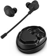 Jlab Work Buds True Wireless Earbuds Black Bluetooth In-Ear-Kopfhörer, Abnehmbares Mikrofon mit Geräuschunterdrückung (IEUEBWORKBUDSRBLK82)
