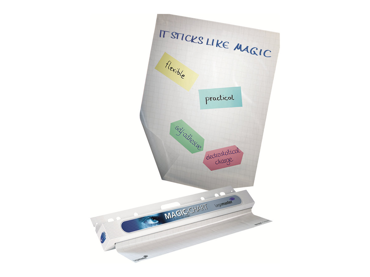 Legamaster Flipchart-Papierblock blanko 980 x 650 mm 20 Blatt 80 g/m² 5er-Pack