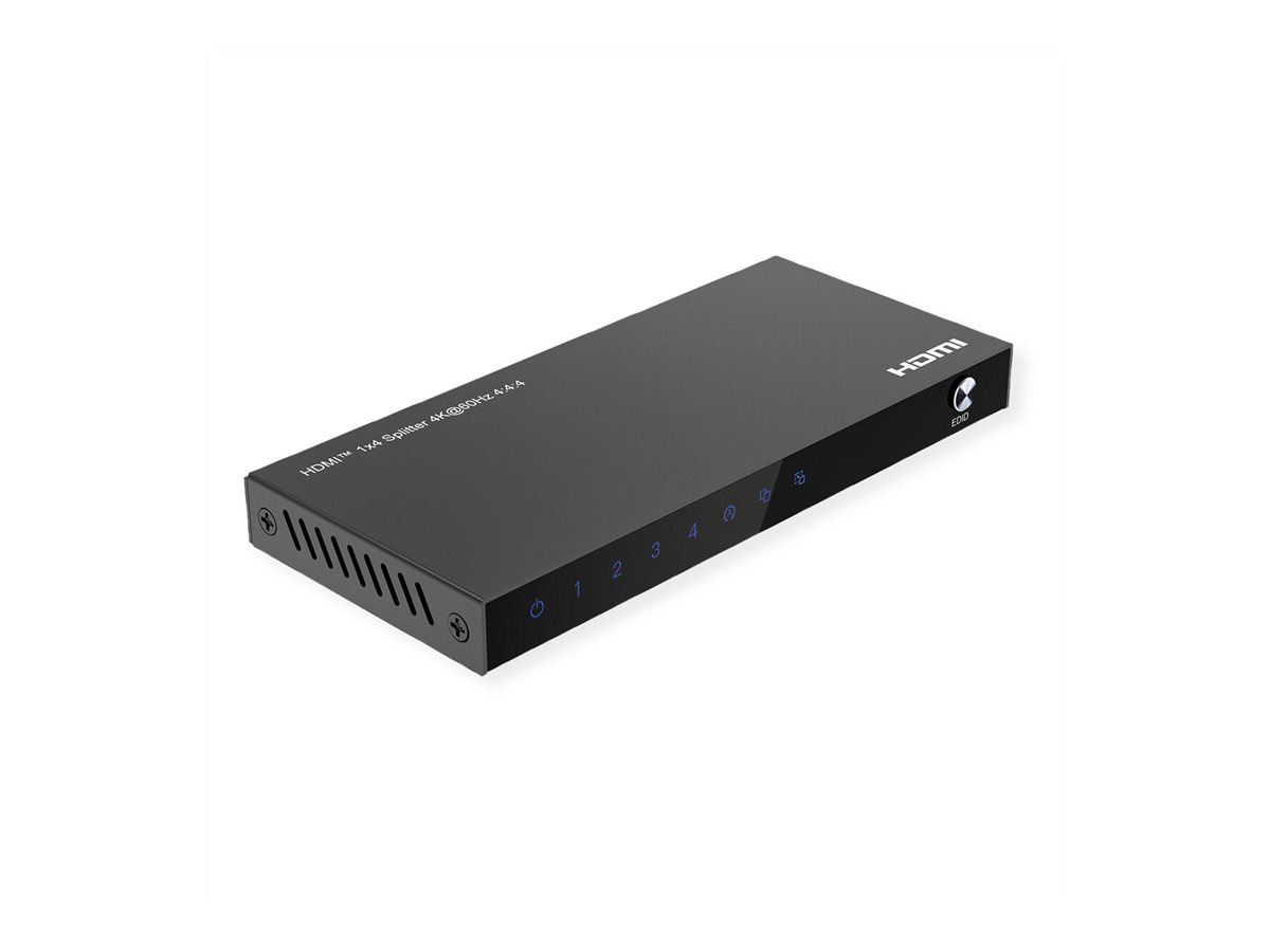 VALUE HDMI-Splitter 4K@60Hz 1x4 Schwarz