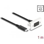 Delock USB-Kabel USB-C (W) zu USB-C (M) (81386)