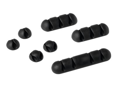 DURABLE CAVOLINE CLIP MIX Kabelklammer-Set 7-teilig selbstklebend für Kabel bis 5 mm Schwarz