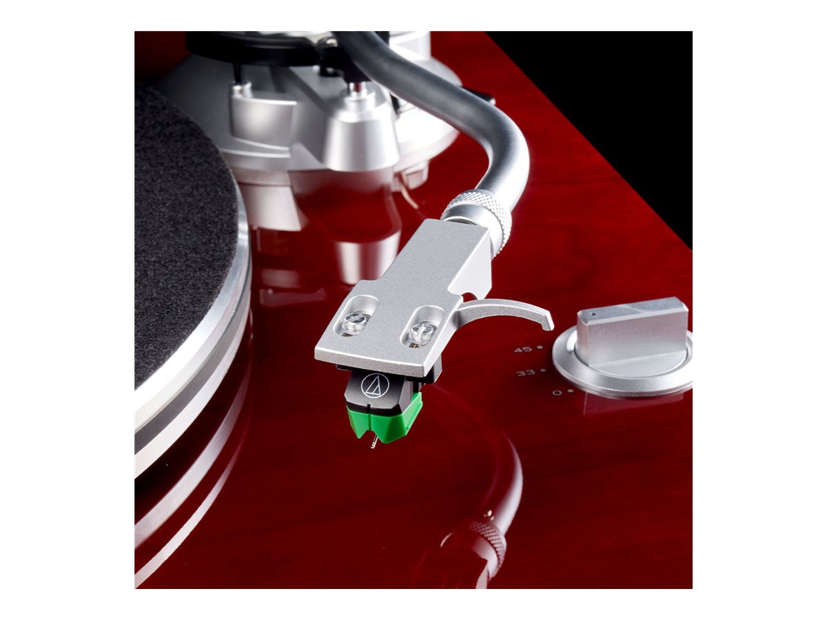 TEAC TN-3B-SE Plattenspieler Riemenantrieb Manuell mit MM-Phono-EQ Kirschrot