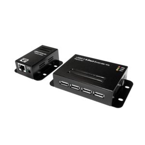 Logilink USB 2.0 Cat. 5 Extender with 4-Port Hub, Receiver and Transmitter (UA0252)