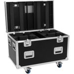 ROADINGER Flightcase HIGHLINE 4x LED IP TMH-H420 WASH mit Lenkrollen