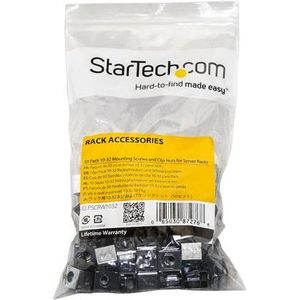 StarTech.com Server Rack Screws and Clip Nuts - 10-32 - Rack Mount Screws and...