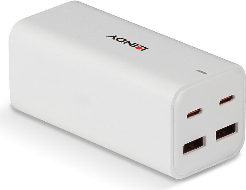 Lindy 100W 4-Port USB GaN Fast Charger Multiport-Ladegerät (73441) (73441)