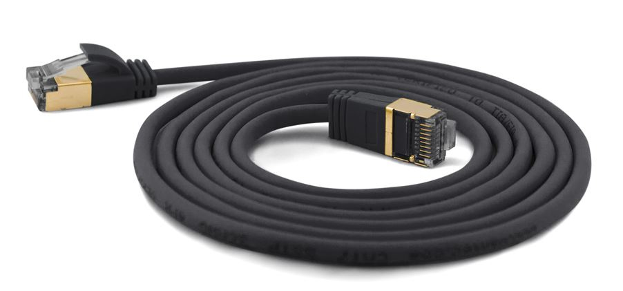Wantec 7210 Cat7 S/FTP Patchkabel 25 m RJ-45 Schwarz