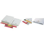 ColomPac Versandtasche mit Wiederverschluss, DIN C4 aus weißer Vollpappe, Wiederverschluss zum Retournieren - 20 Stück (CP 012.05)