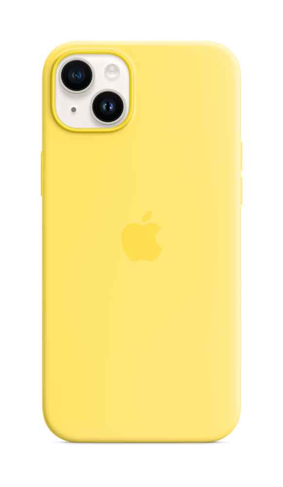 APPLE iPhone 14 Plus Silicone Case with MagSafe - Canary Yellow (MQUC3ZM/A)