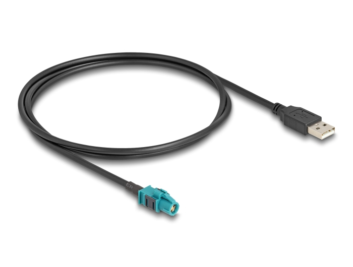 Delock Datenkabel HSD Z Buchse zu USB 2.0 Typ-A Stecker 1 m Schwarz