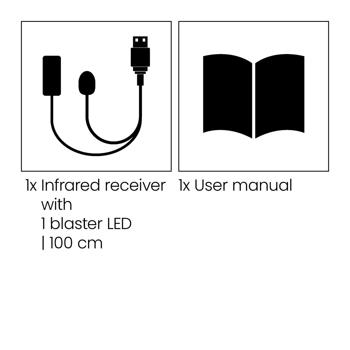 Marmitek IR 100 USB Infraroterweiterung Schwarz