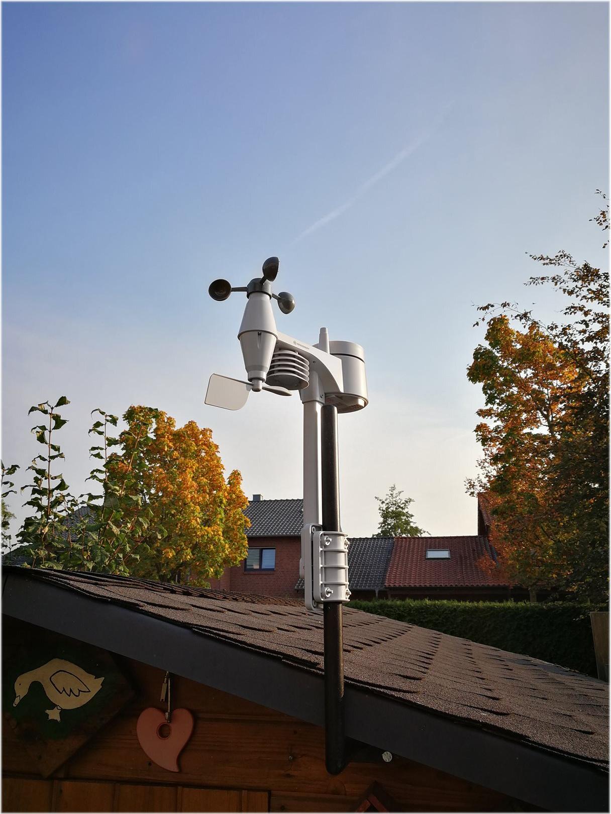 Bresser 5-in-1 Comfort Wetterstation Kabellos Grau Schwarz