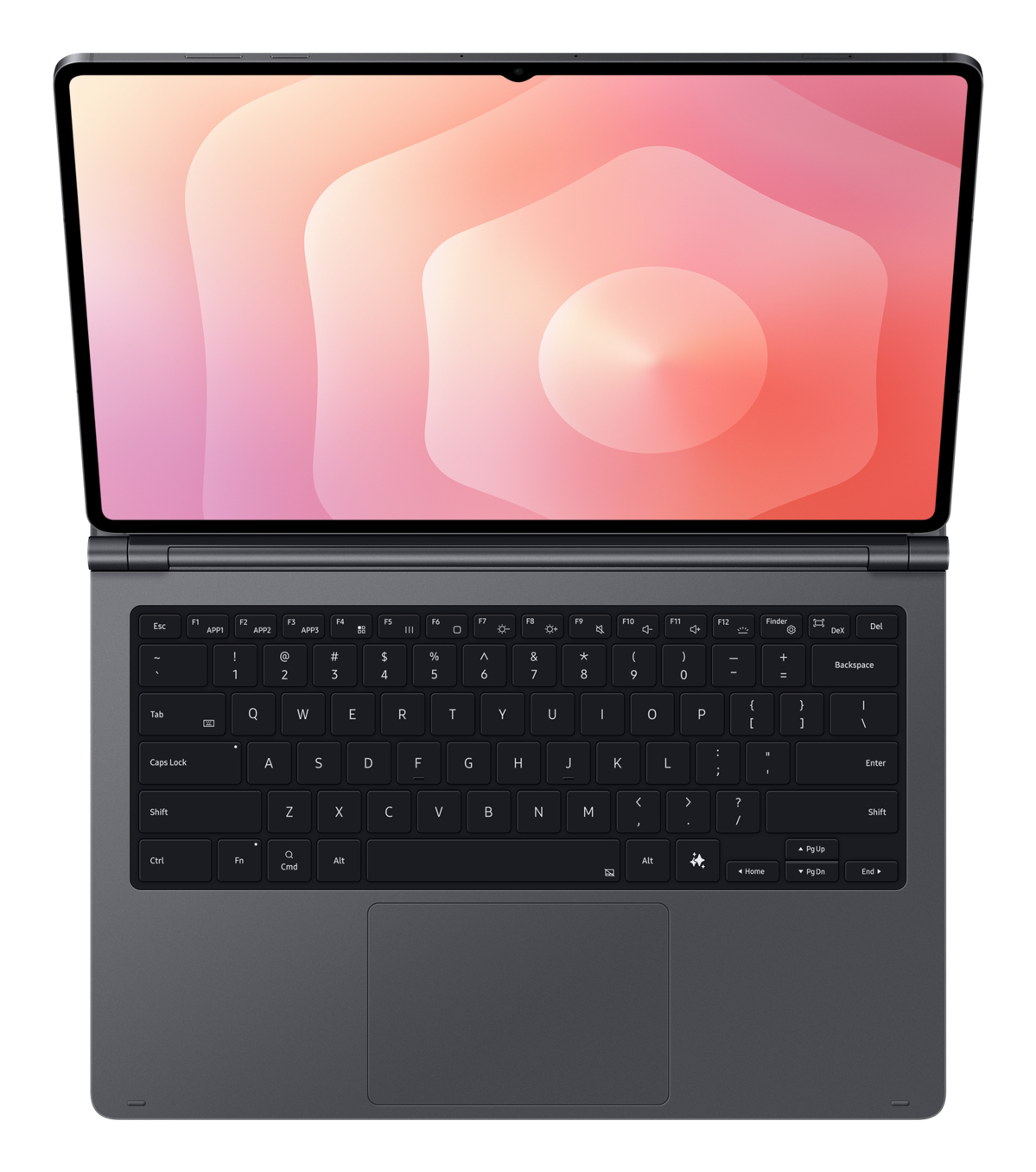 Samsung EF-DX935 Tastatur mit Trackpad QWERTZ für Galaxy Tab S11 Ultra Grau