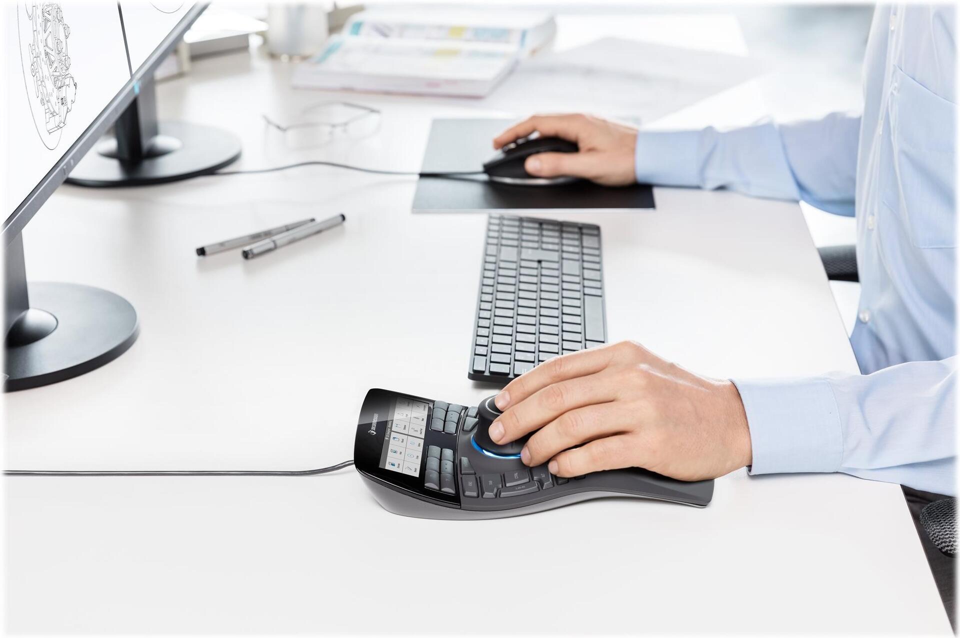 3Dconnexion SpaceMouse Enterprise 3D mouse 31 Tasten 3DX-700056 