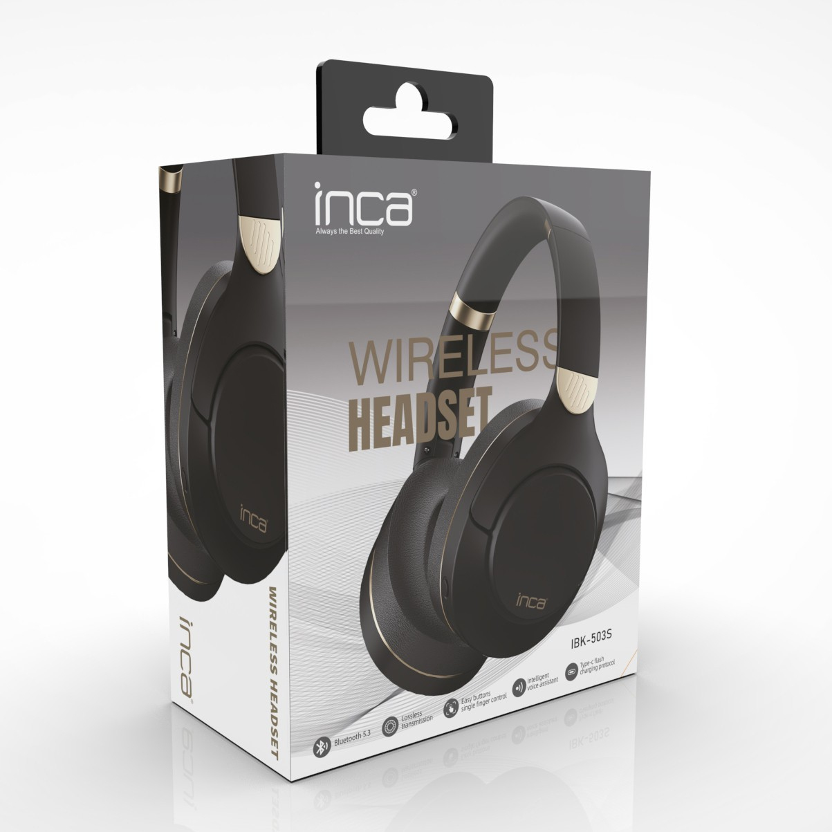 INCA Bluetooth Headset IBK-503S 5.3 Schwarz